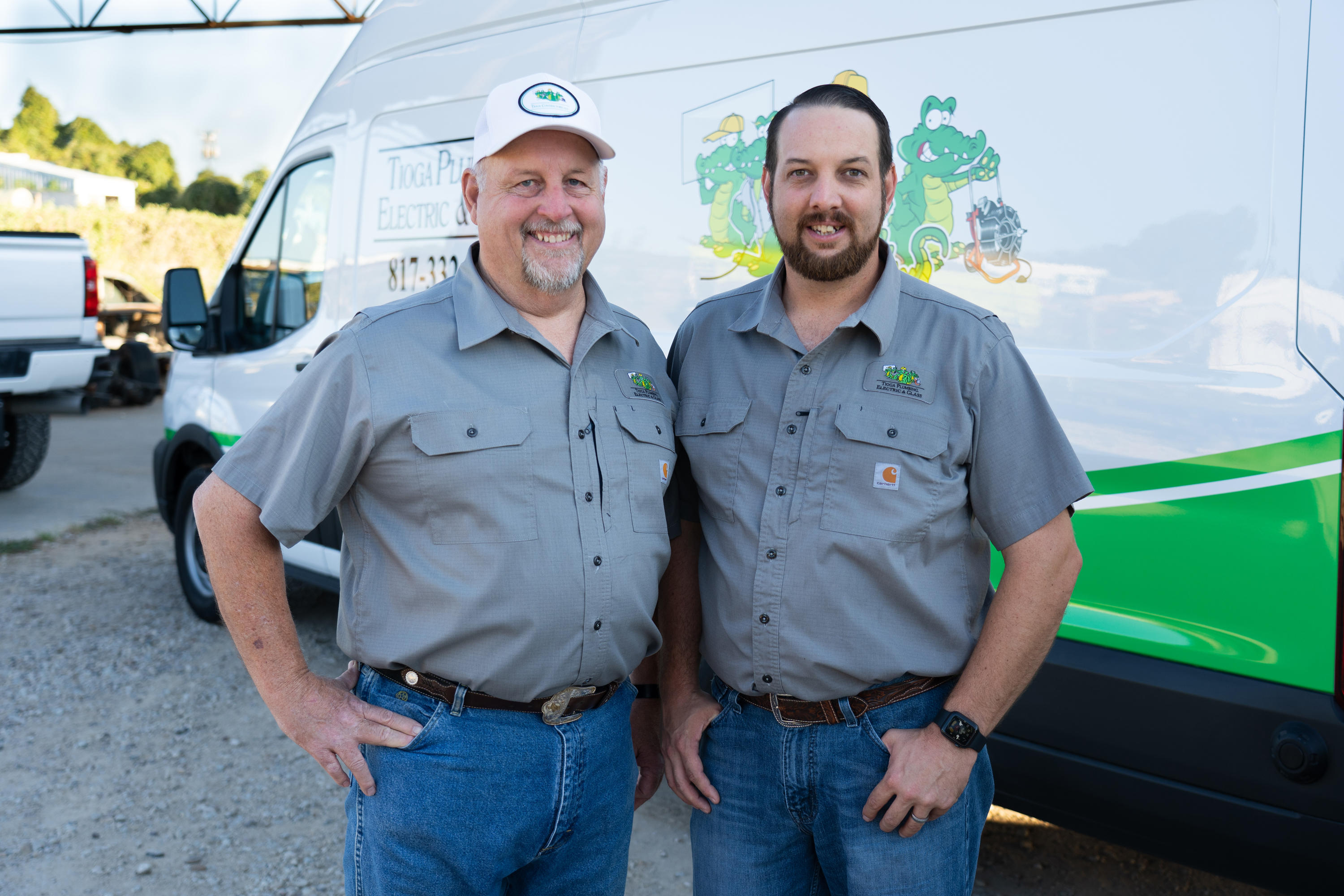 Part of the amazing family running Tioga Contractors for all your plumber needs and more in the Hurst, TX area.