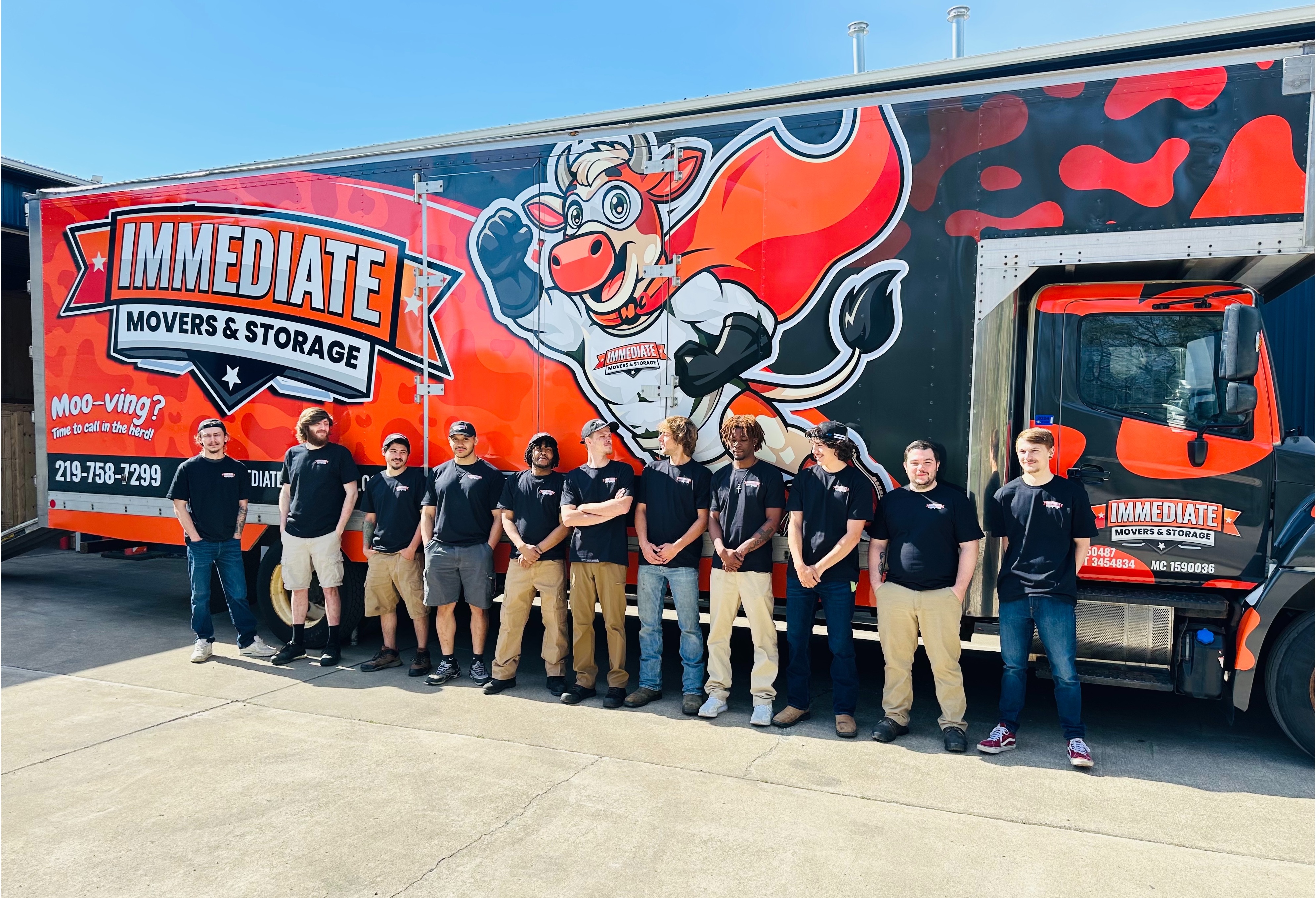 Immediate Movers and Storage Staff