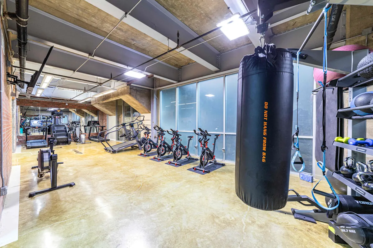 fitness center at The Landmark 