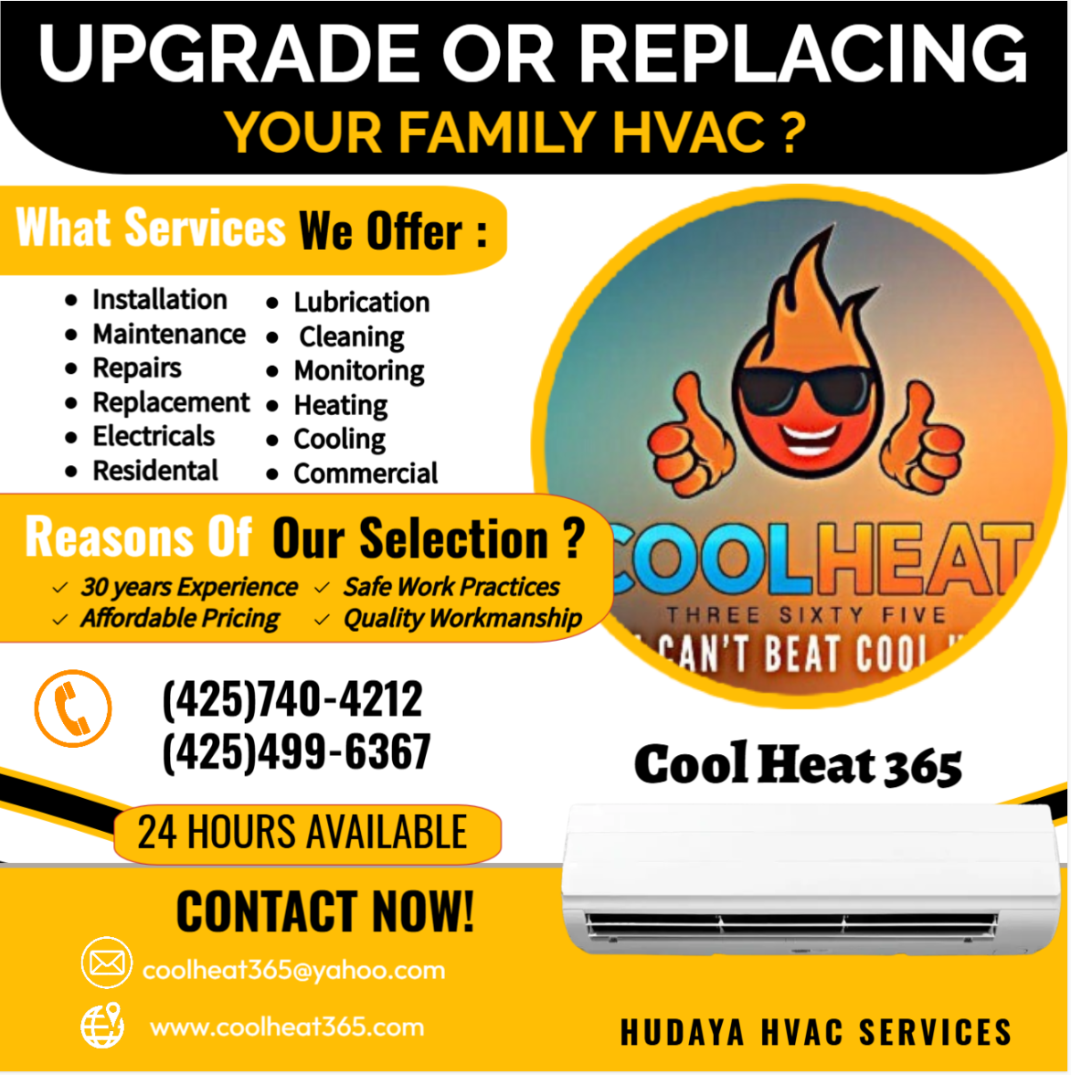 Most commonly, HVAC systems are forced-air systems that provide heating and air conditioning as the air circulates through the system. Duct systems, such as central air conditioning, have a central unit that treats the air, and a blower that circulates treated air throughout a building’s ductwork and into the main living space.
