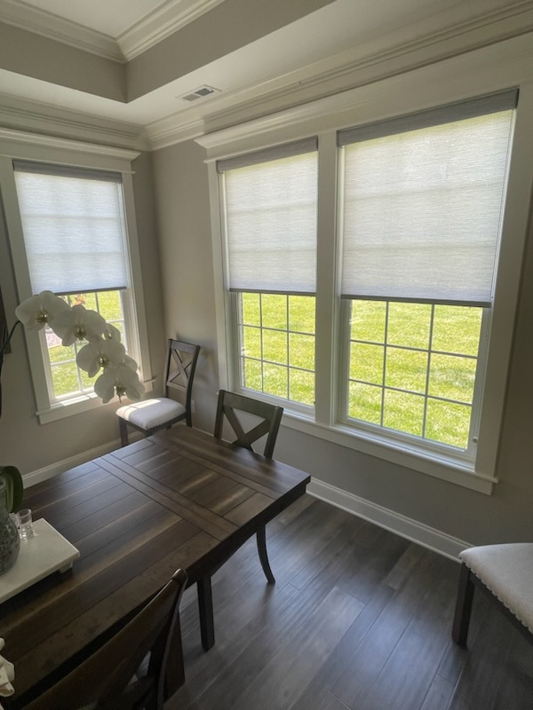 Subtle shades for those long, lazy brunches ️. Our roller shades offer a soft filter for sunlight, c Budget Blinds of Knoxville & Maryville Knoxville (865)588-3377