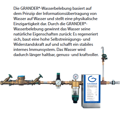Bilder GRANDER® Wasserbelebungsgeräte Oliver Kreis Beratung und Verkauf