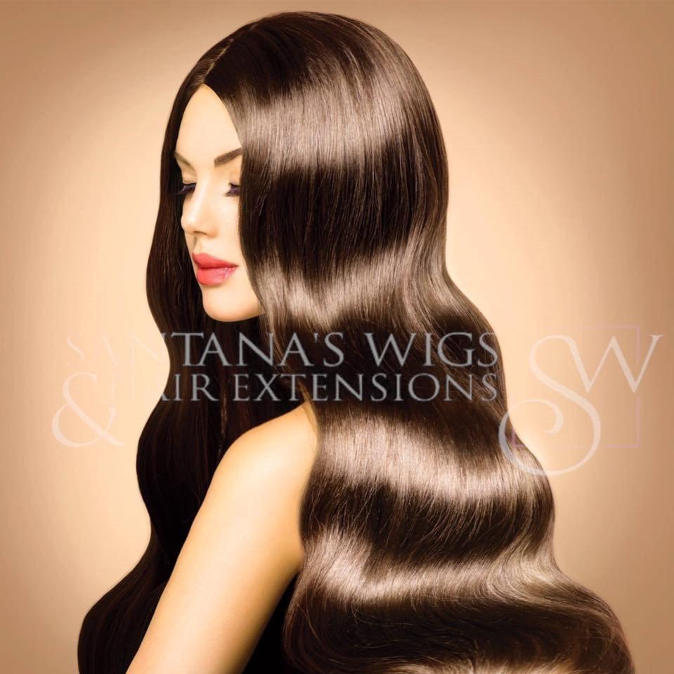 SANTANA'S WIGS & HAIR EXTENSIONS Logo