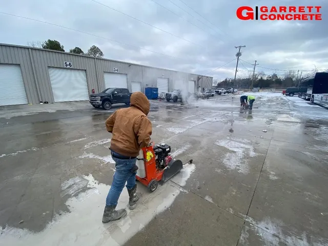 concrete parking lot commercial concrete