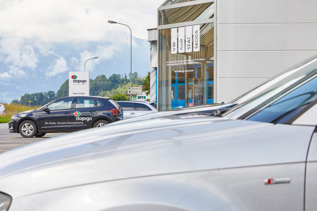 Rega Garage, Hauptstrasse 16 in Weite