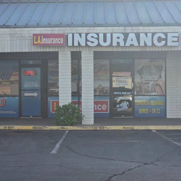 Exterior of the L.A. Insurance located at 5270 North 59th Ave. in AZ 