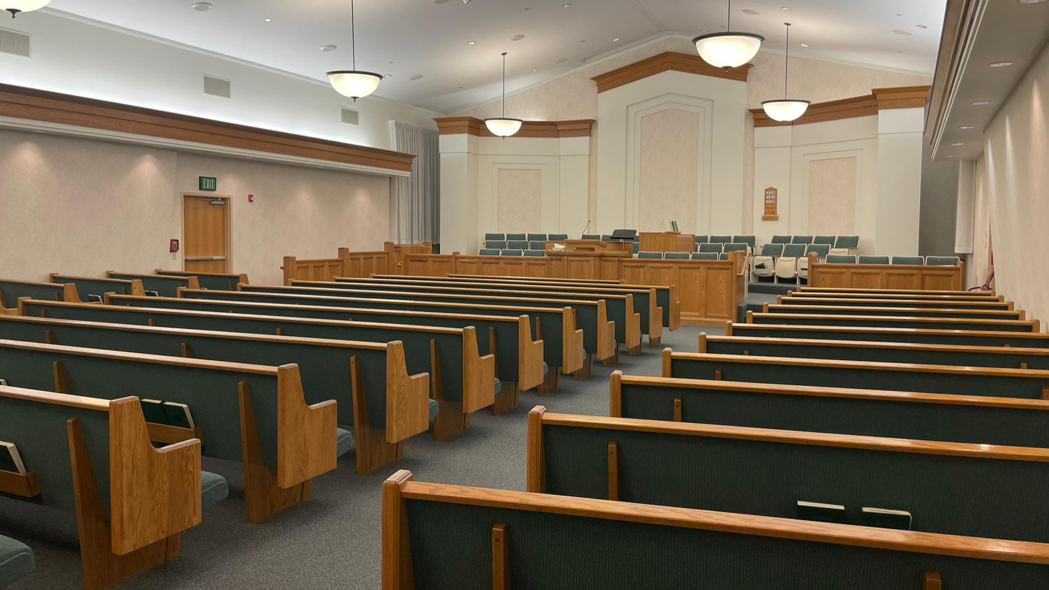 The Chapel used for weekly services.