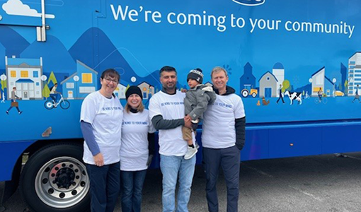 Members of The Madison Group and their extended family at the RBC Race for the Kids in 2023.