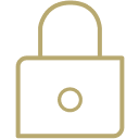 Closed padlock icon.
