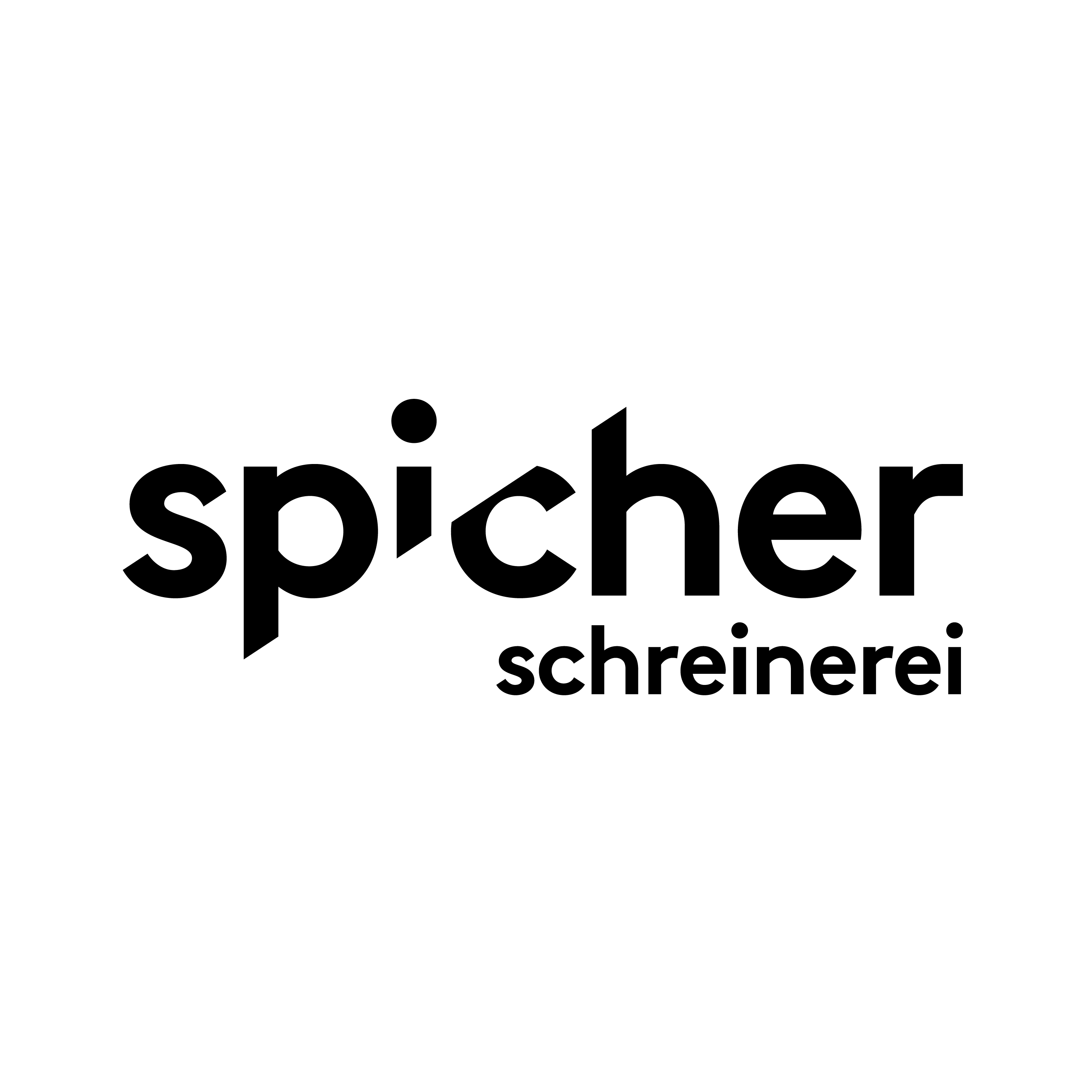 Schreinerei Spicher AG / Hüsler Nest Center Logo