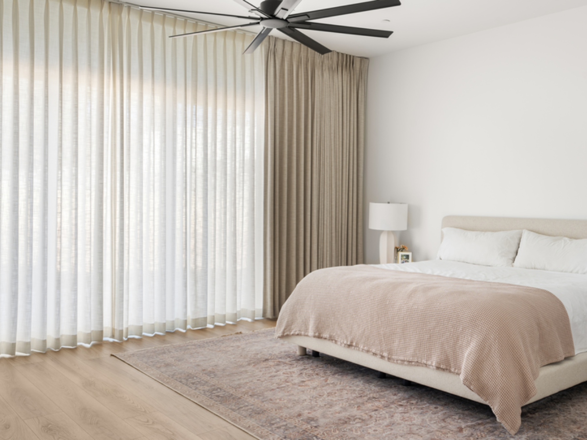 These sheer drapes bring in the light while adding a dreamy, breezy touch —perfect for freshening up your space this season. Pair them with room-darkening drapes for added versatility, giving you the best of both worlds: soft elegance by day and cozy darkness by night.