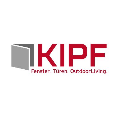 KIPF Fenster. Türen. OutdoorLiving. GmbH Logo