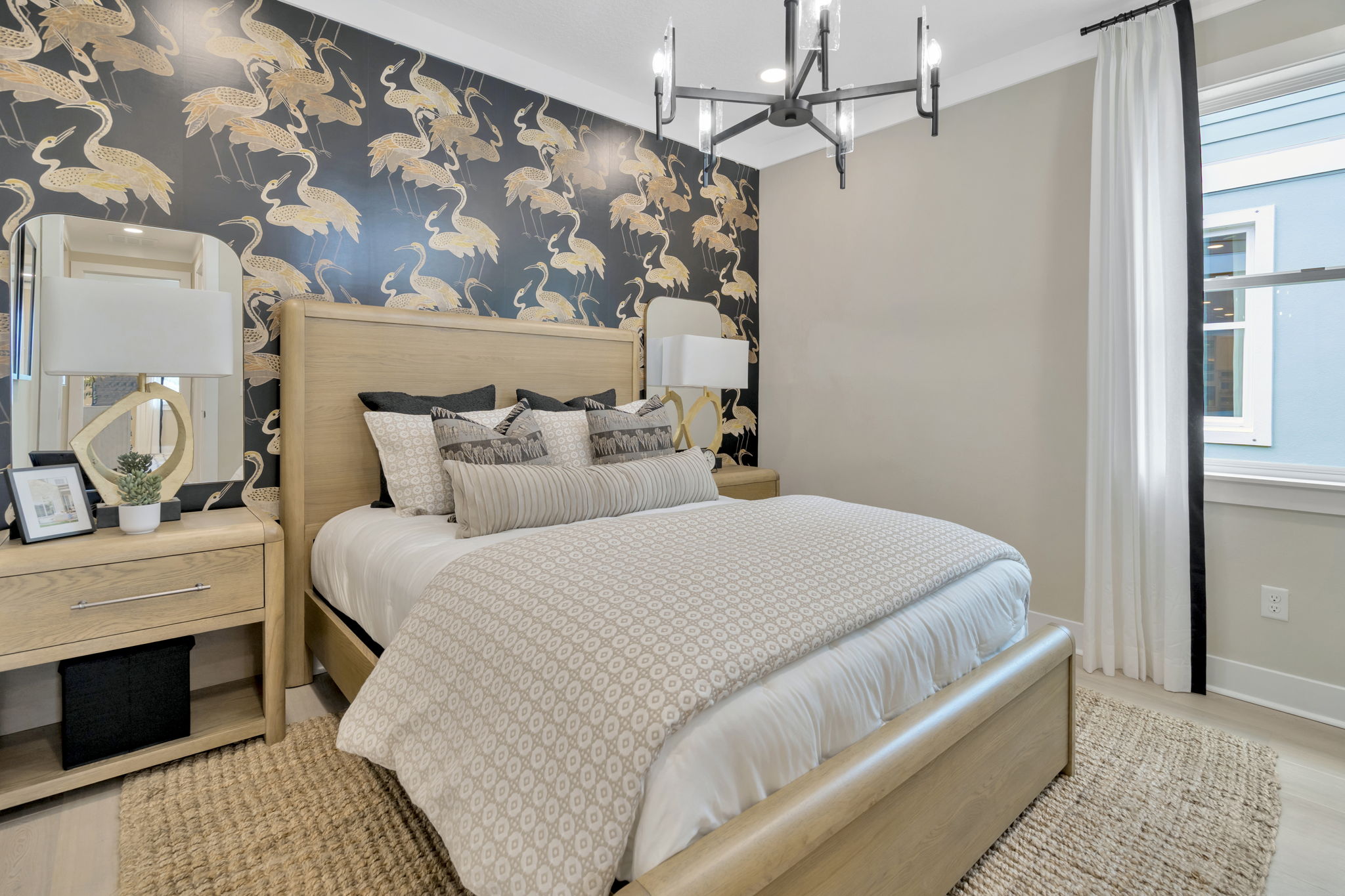 The Third Bedroom of  DRB Homes Cocoplum Home Plan at Primrose at Longleaf in New Port Richey, FL.