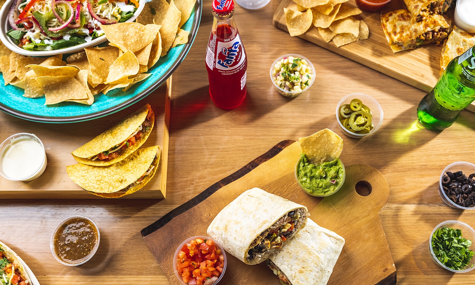 burrito tacos drinks and more