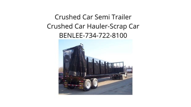 Images BENLEE Roll-off Trailers, Gondola Trailers & Luggers