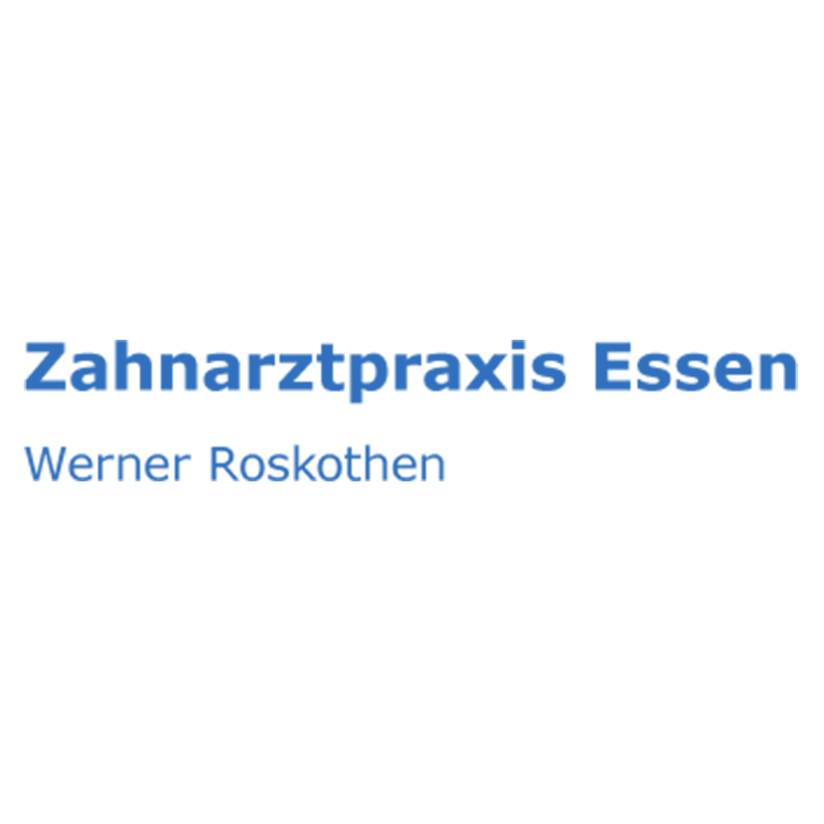 Zahnarzt Essen Zahnarztpraxis Werner Roskothen in Essen - Logo