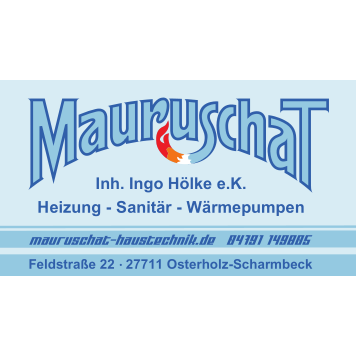 Logo Mauruschat Heizung - Sanitär - Wärmepumpen Inh. Ingo Hölke