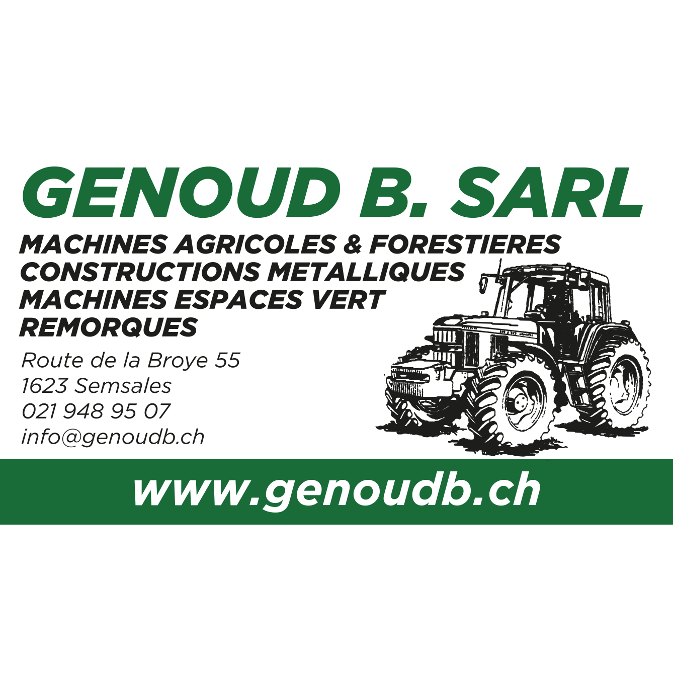 Genoud B. Sàrl Logo