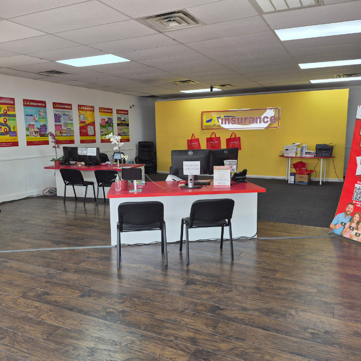 Interior of the L.A. Insurance Agency located at 5320 Antoine Dr in TX 