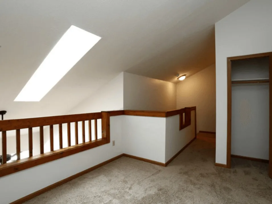 Staircase and room