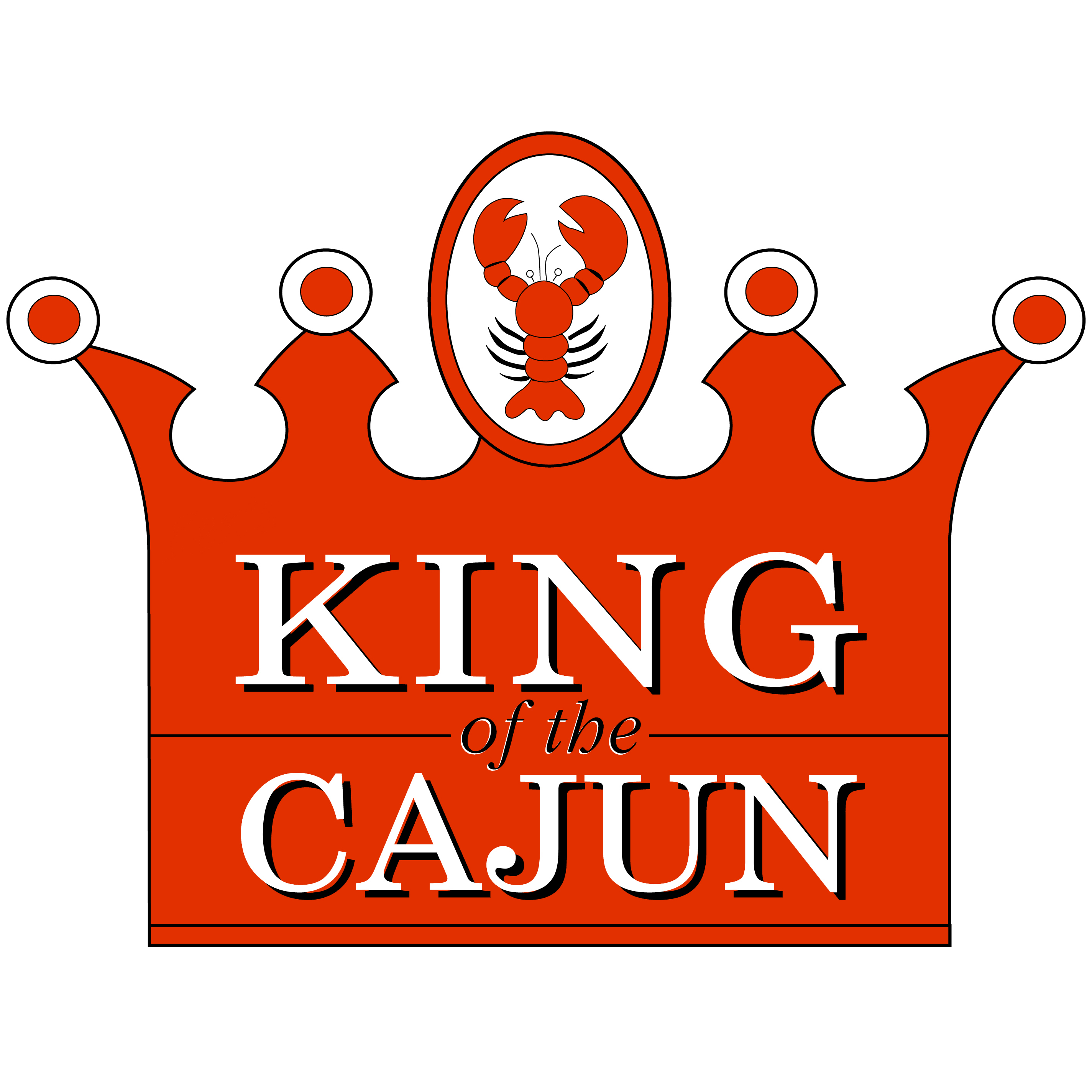 King Of The Cajun Gourmet Brand Seasoning Logo