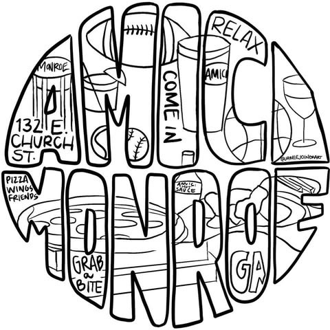Amici Monroe Logo
