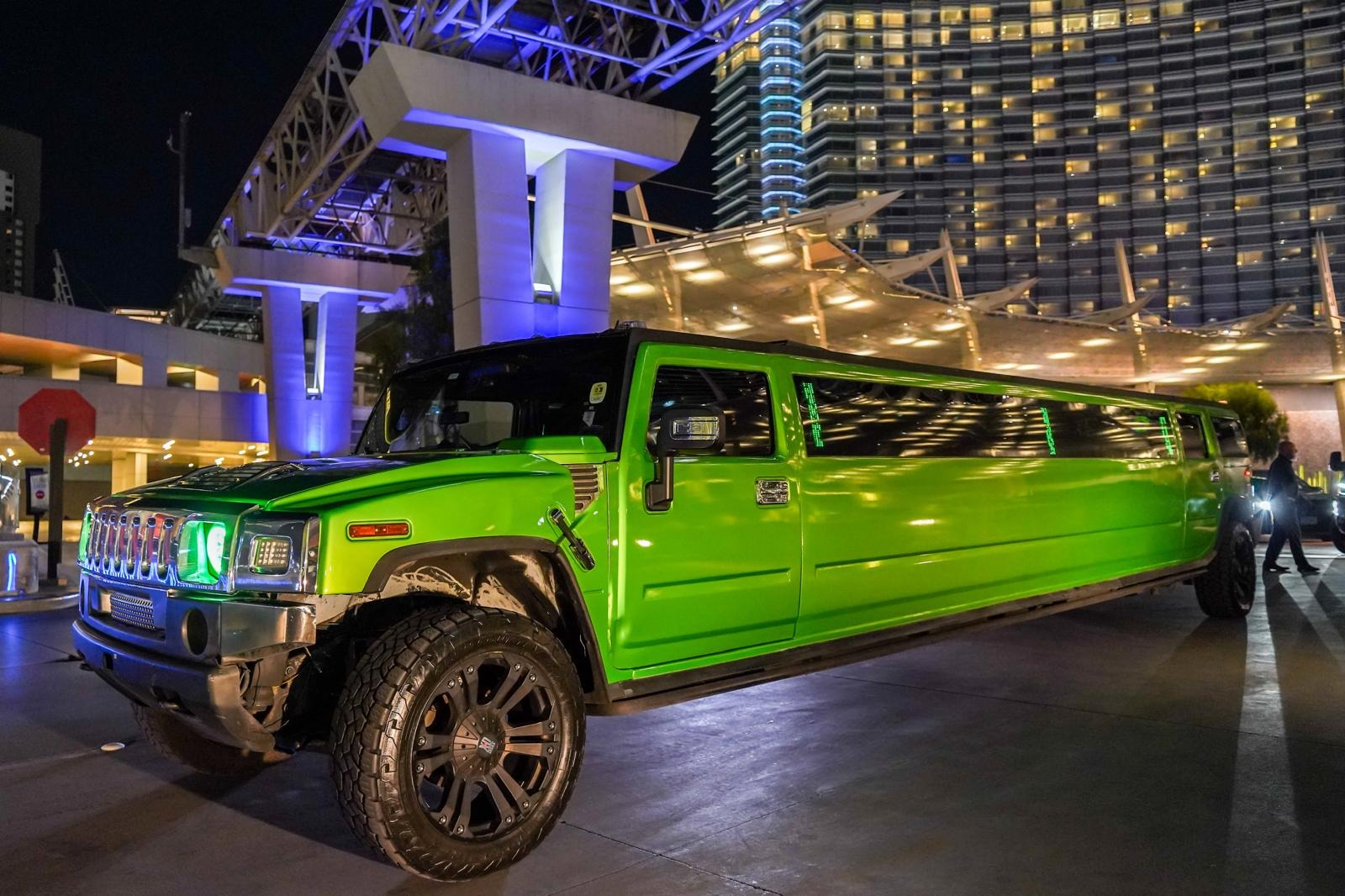 Las Vegas Party Bus 15 Passenger Stretch Hummer.