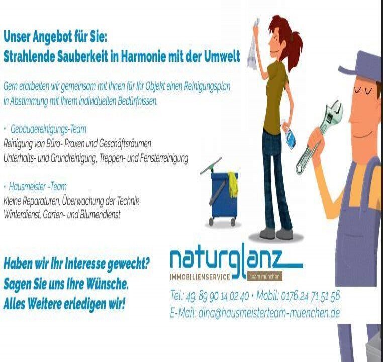 Naturglanz - Umweltfreundliche Reinigungsfirma, Scharnitzer Straße 38 in Gräfelfing