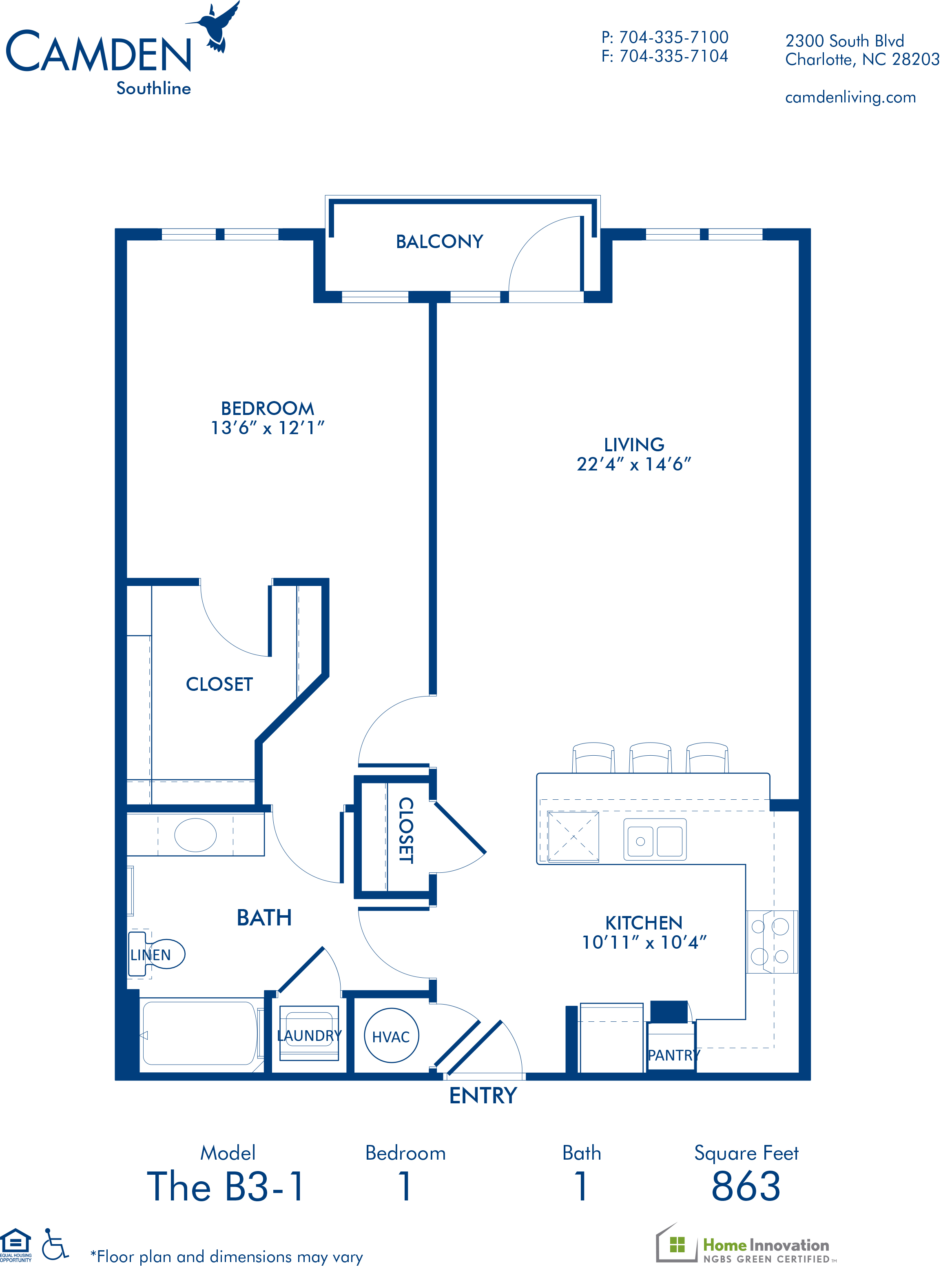 Camden Southline Apartments Photo