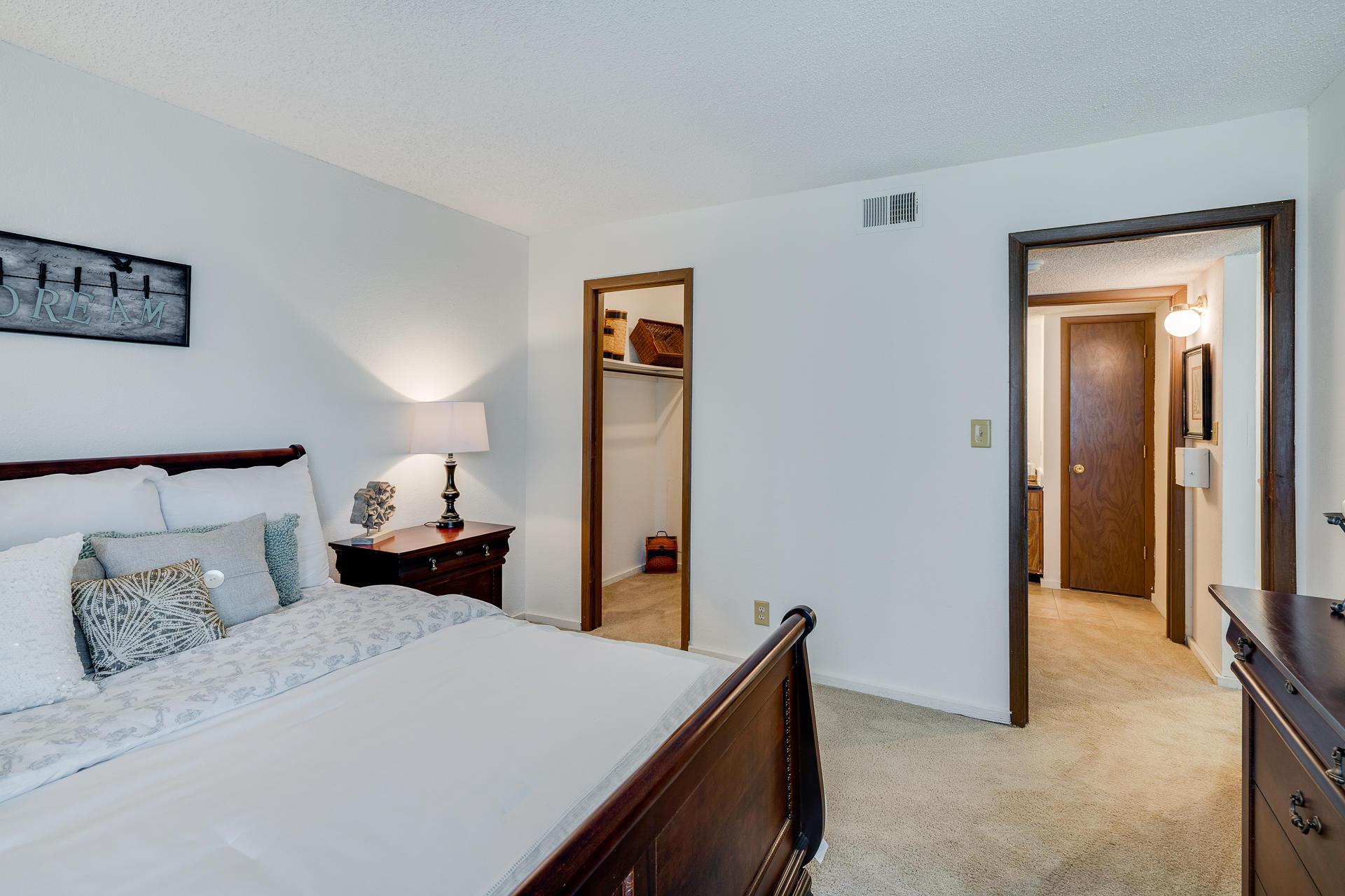 Bedroom With Attached Walk-In Closet