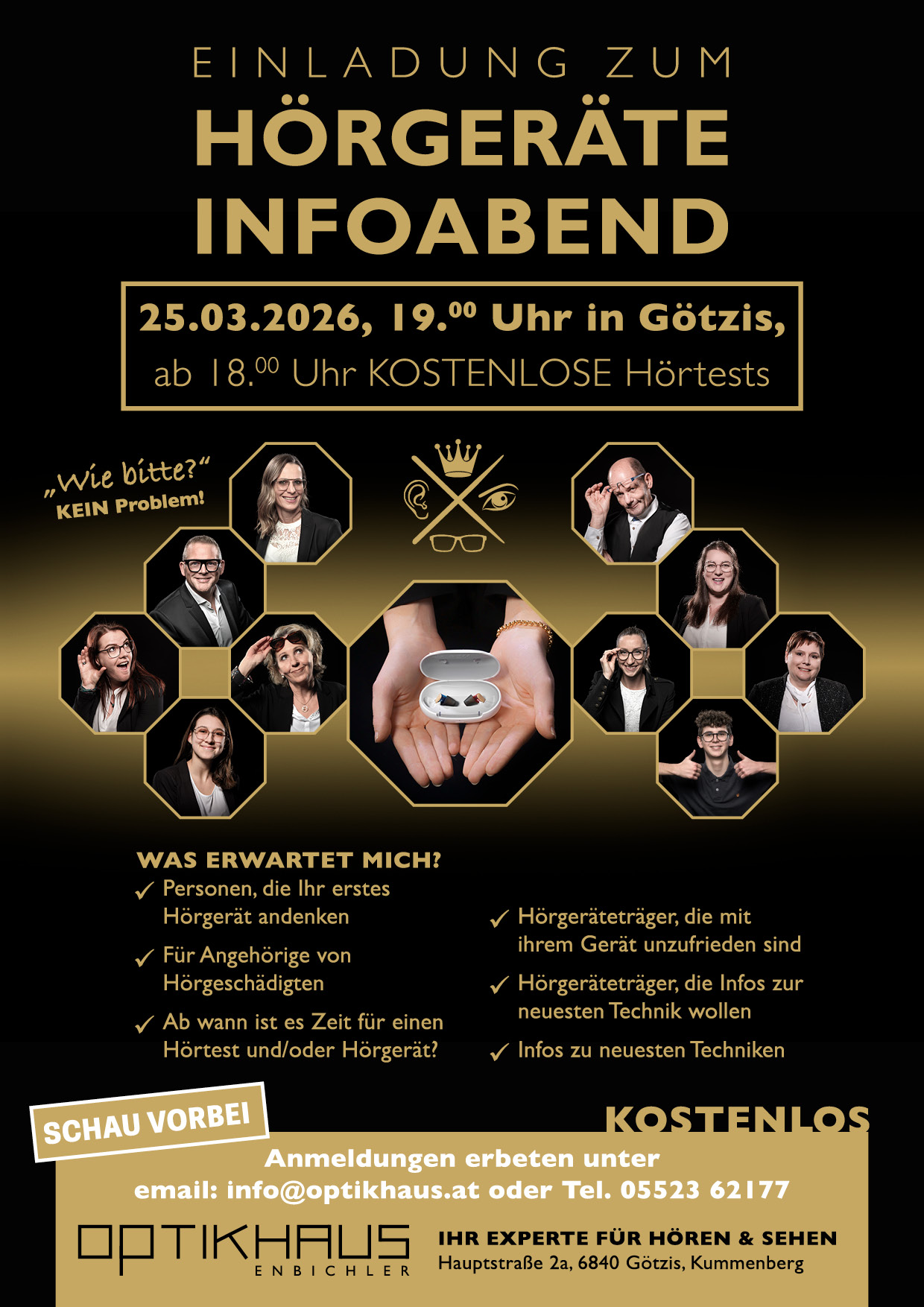 Bild zu ¿¿VORMERKEN - Am 25.03. 19:00 Uhr  Informationen neuester Technologien und alles rund ums Hören allgemein.