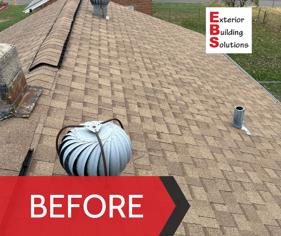 Before photo of an Affton, MO Roofing job