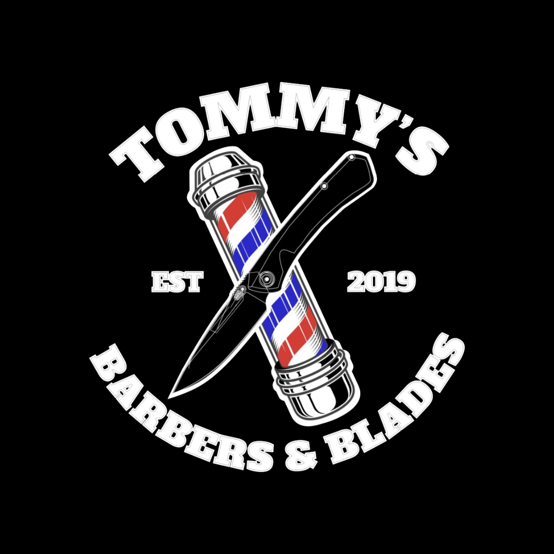Tommy's Barbers and Blades Logo