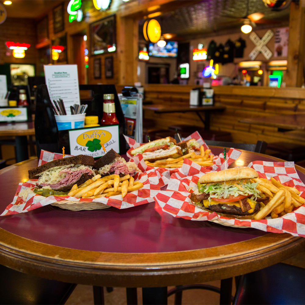 Everyone’s on the same team at Duffy’s Bar and Grill, which makes it the ideal place in the northwest metro to gather and share a meal.