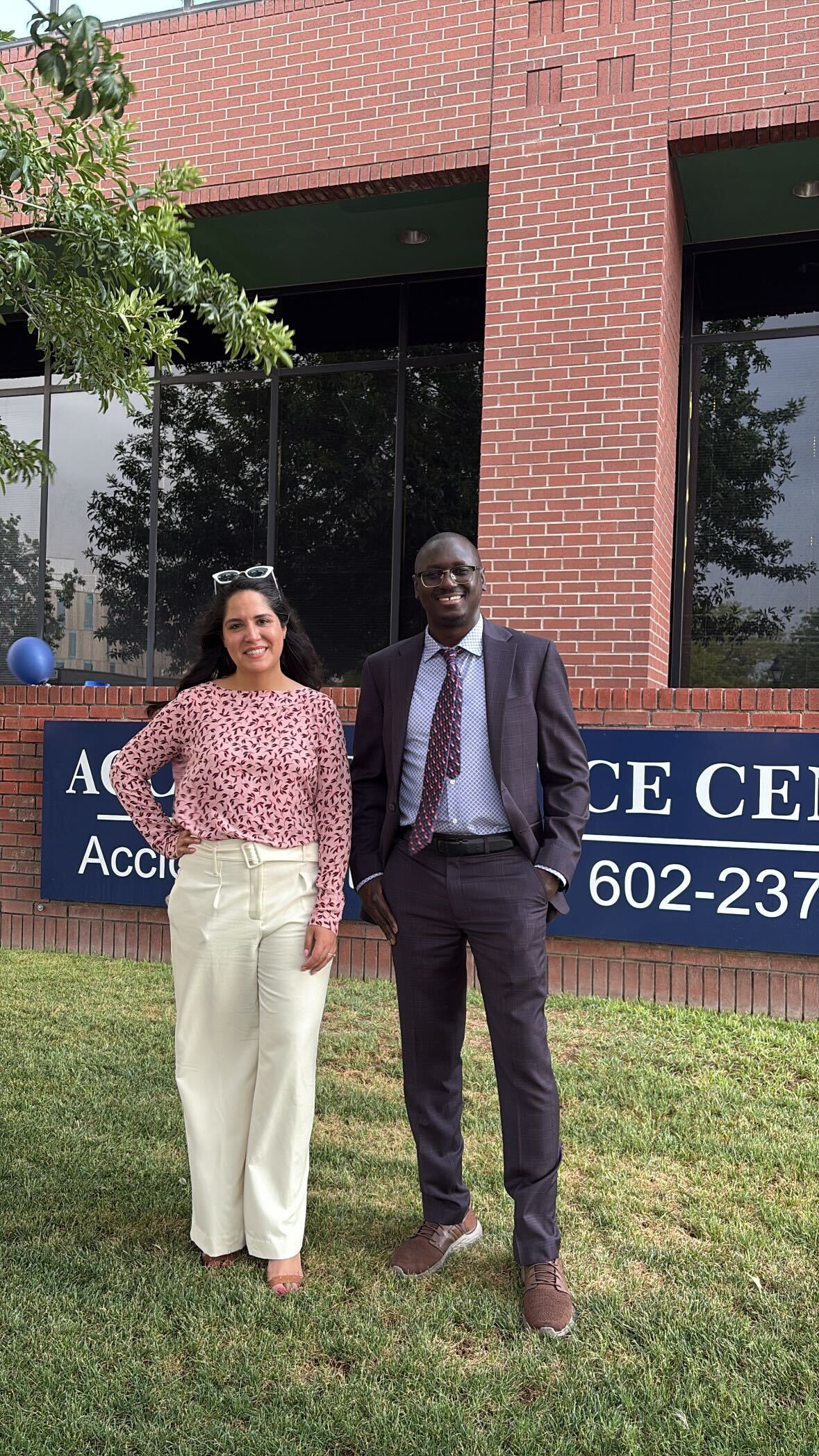 Abdul Jaiteh and Elizabeth Gonzalez