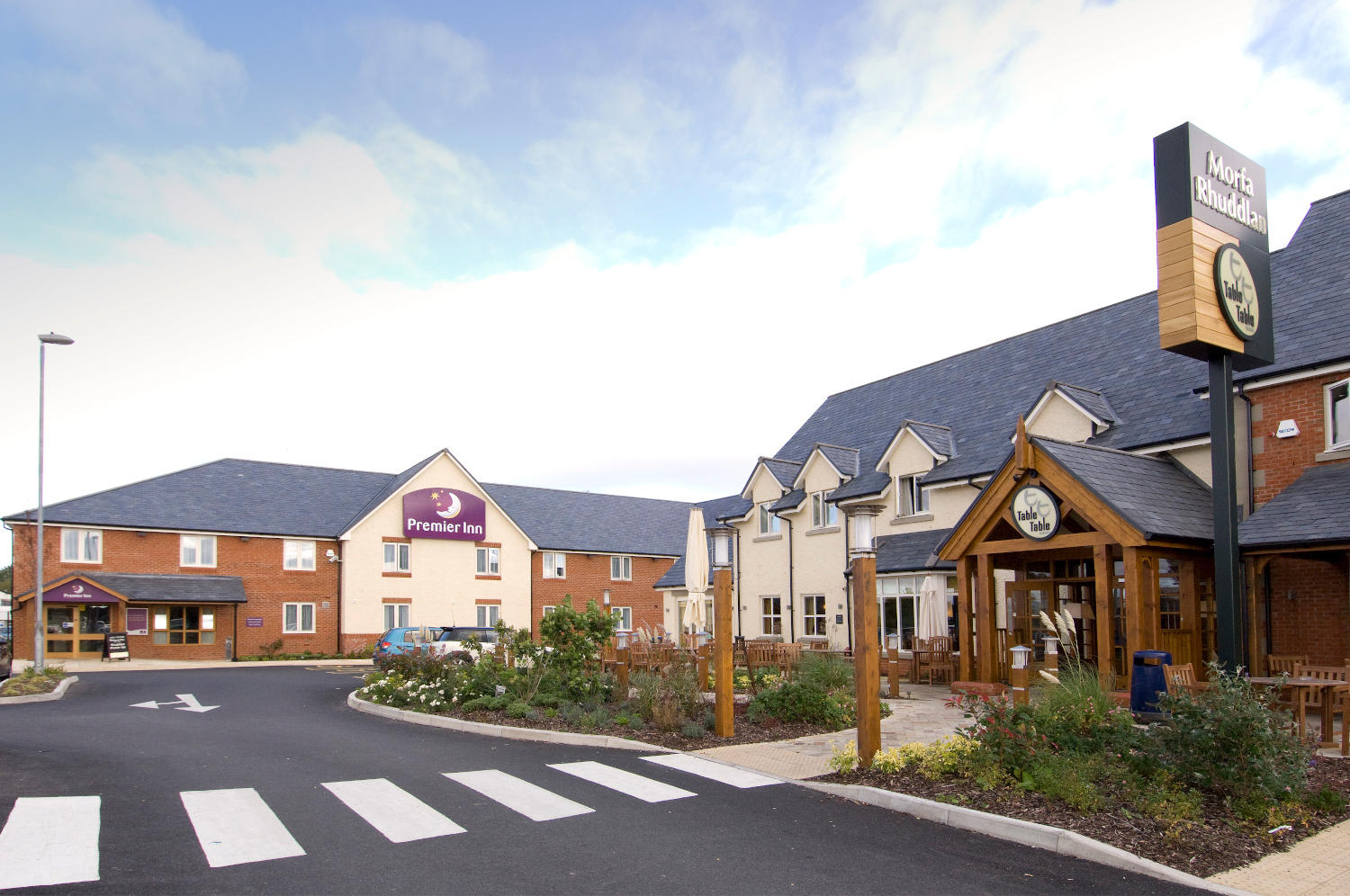 Premier Inn Rhuddlan hotel exterior Premier Inn Rhuddlan hotel Rhyl 03333 218446