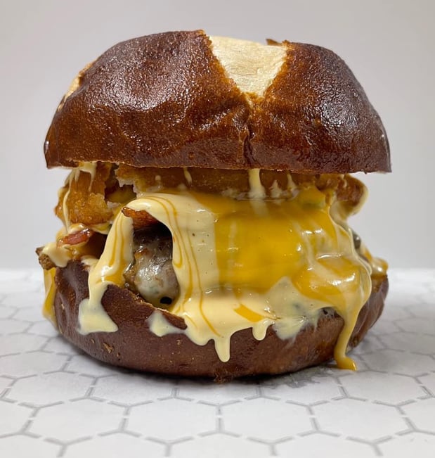 Images Super Stuffed Burgers