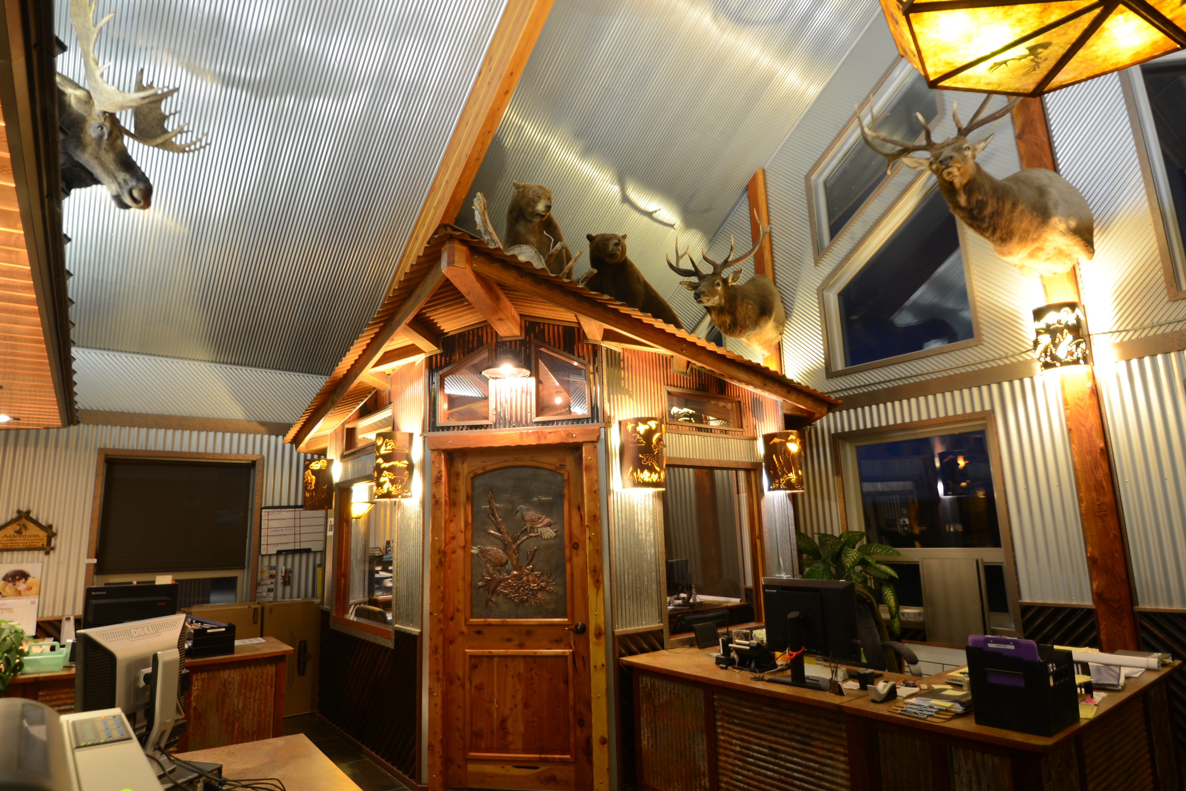 Inside Fortify Building Solutions Billings, MT location, where customers can explore metal building materials, finishes, and design options with guidance from our experienced team.