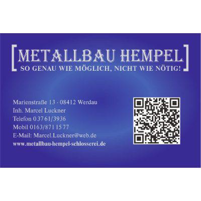 Metallbau Hempel in Werdau in Sachsen - Logo