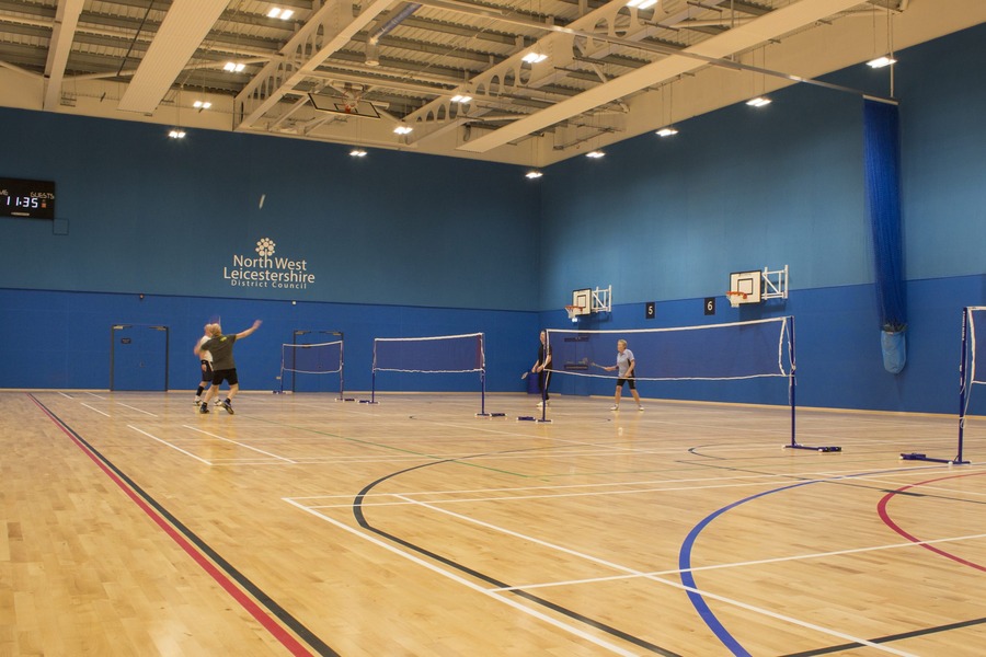 We’ve got a fantastic eight-court sports hall where you can enjoy a wide range of sports and activit Whitwick and Coalville Leisure Centre Coalville 01530 811215