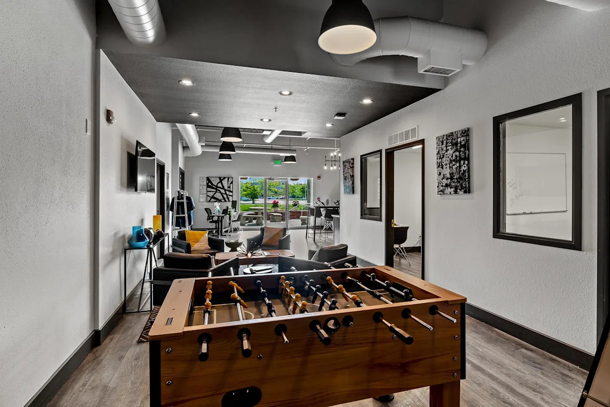 Game room with pool table 