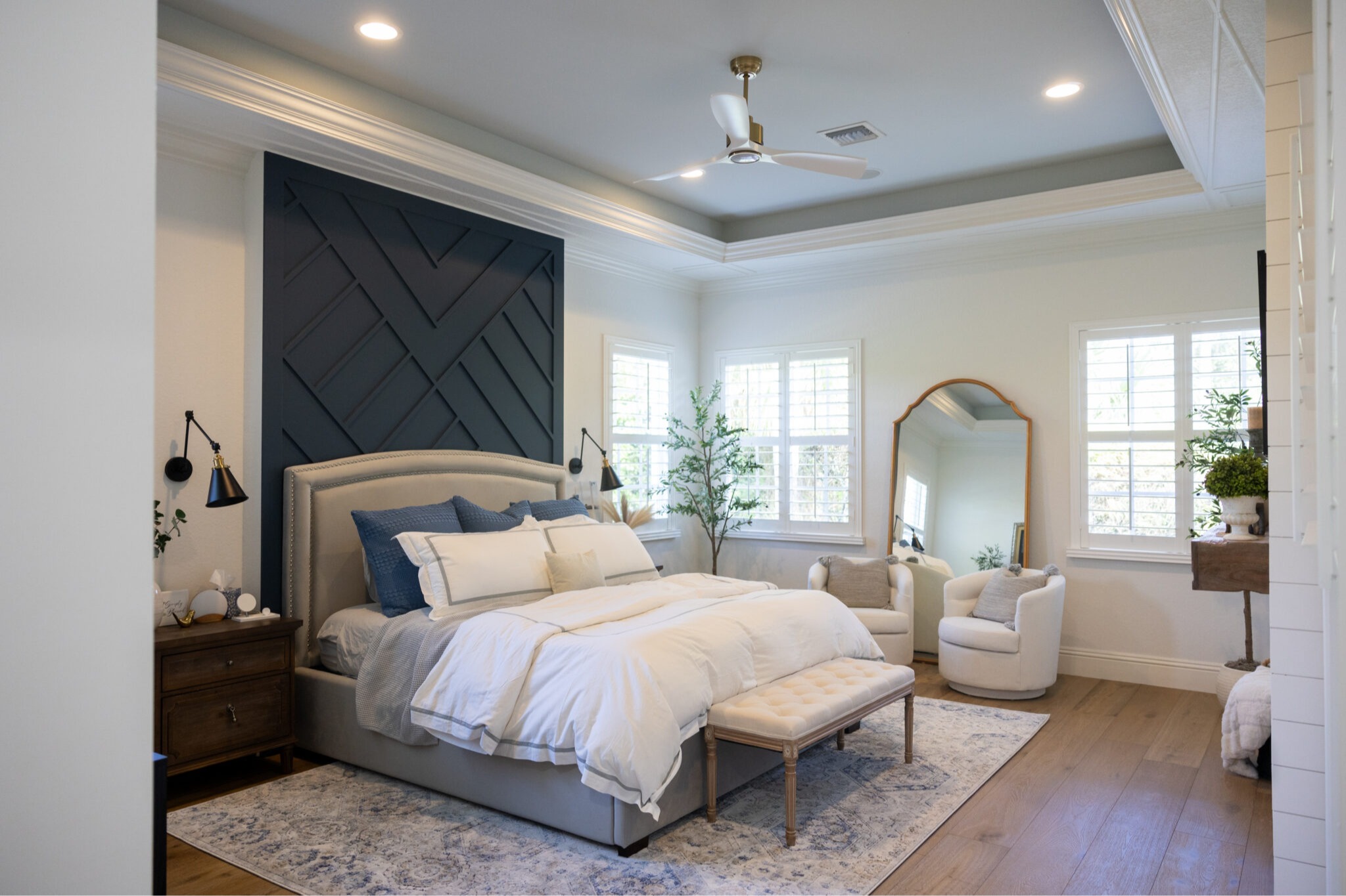 Interior remodeling project with custom ceiling detail and updated finishes by Coastal Pro Construction serving the Treasure Coast