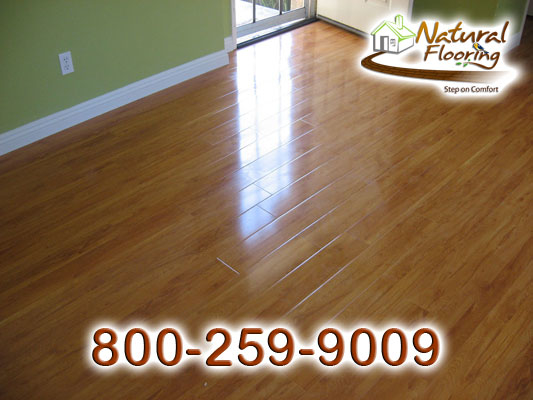 Golden Cherry Glossy Laminate Floor
