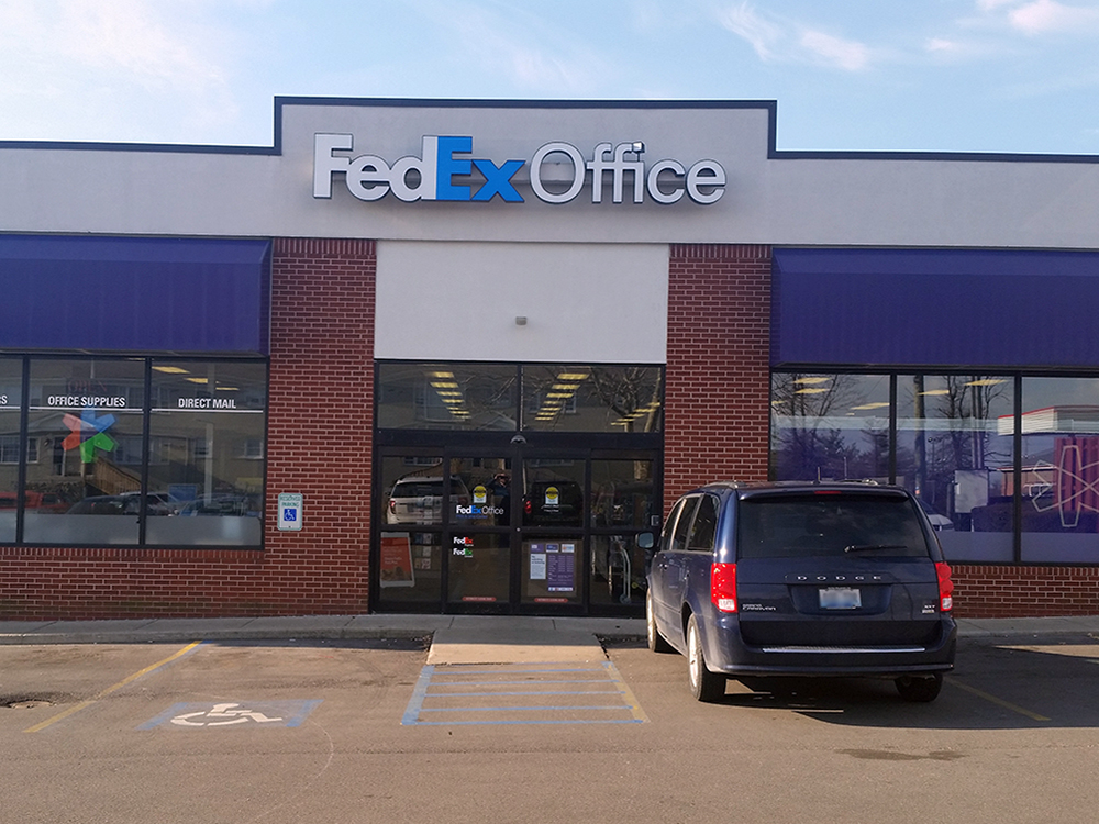 Exterior photo of FedEx Office location at 2552 Larkin Rd\t Print quickly and easily in the self-service area at the FedEx Office location 2552 Larkin Rd from email, USB, or the cloud\t FedEx Office Print & Go near 2552 Larkin Rd\t Shipping boxes and packing services available at FedEx Office 2552 Larkin Rd\t Get banners, signs, posters and prints at FedEx Office 2552 Larkin Rd\t Full service printing and packing at FedEx Office 2552 Larkin Rd\t Drop off FedEx packages near 2552 Larkin Rd\t FedEx shipping near 2552 Larkin Rd