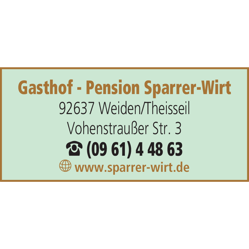 Robert Nickl Gasthof - Pension Sparrer-Wirt in Theisseil - Logo