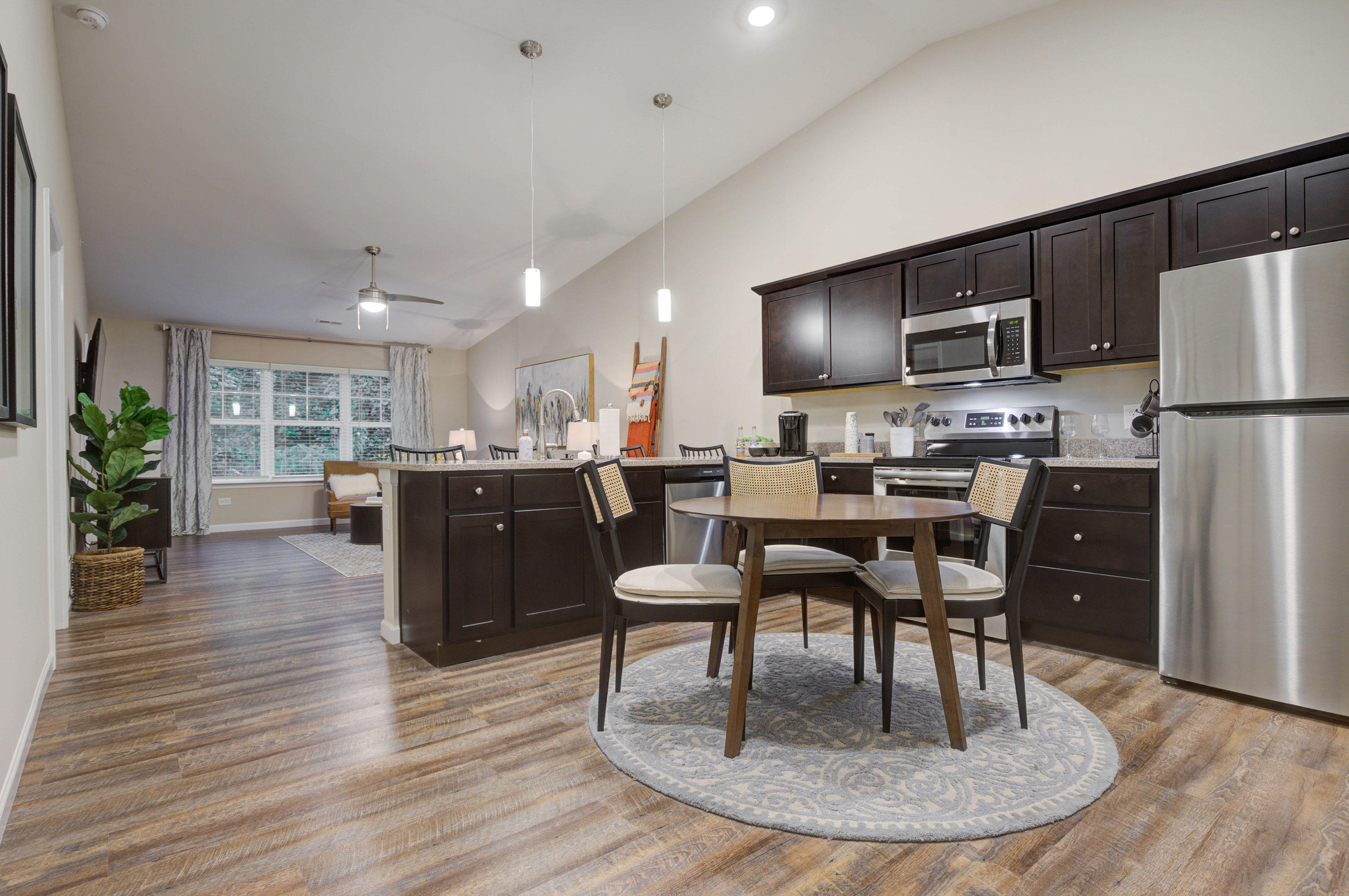 Spacious Kitchens with Breakfast Bar and Room for a Table