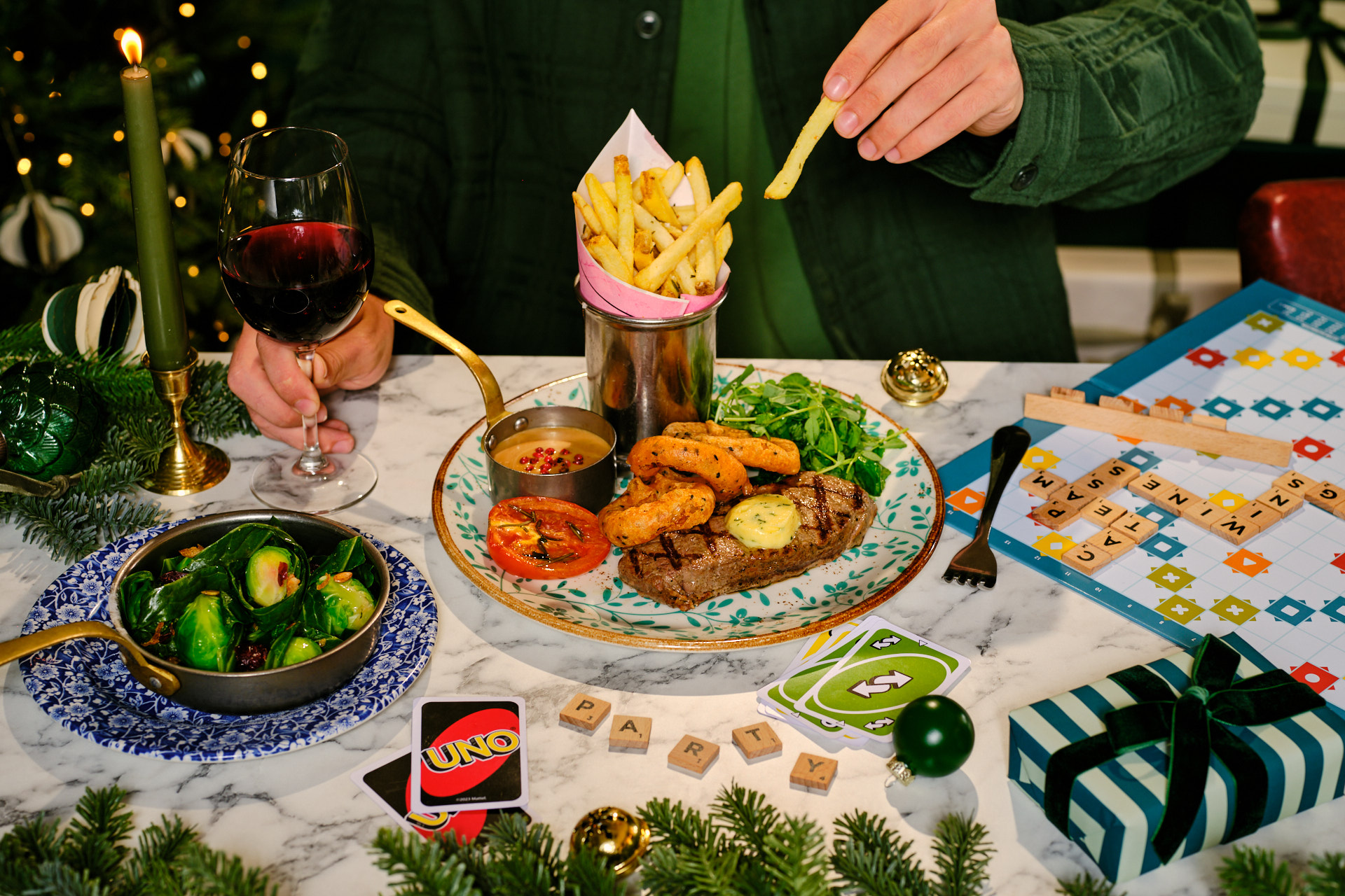 Good food, good wine and a little friendly competition. Make your Christmas get-together one to remember at Bill’s. Book your festive table today.