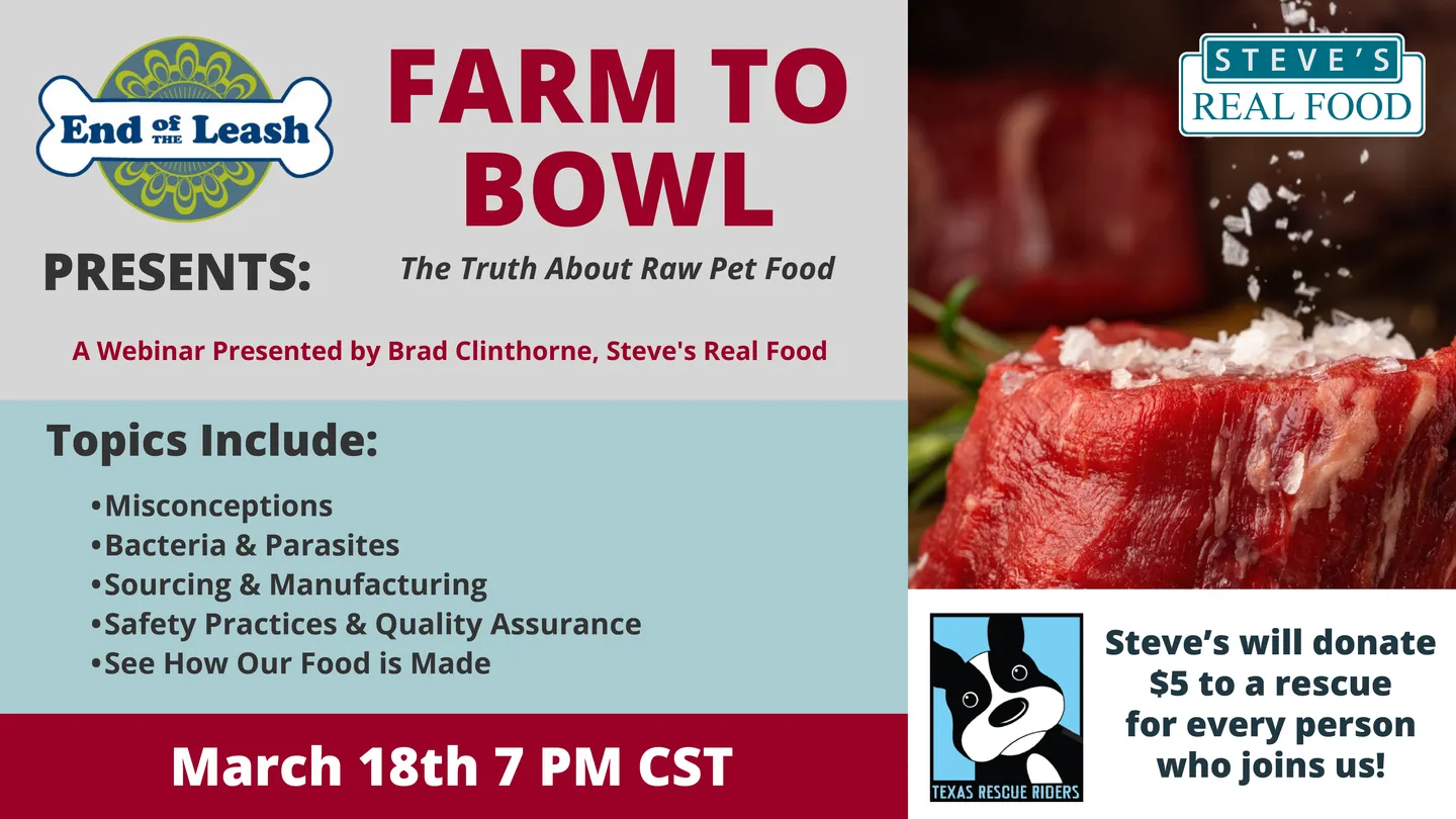 Image of Local Pet Event Farm to Bowl FREE Webinar! Nearby