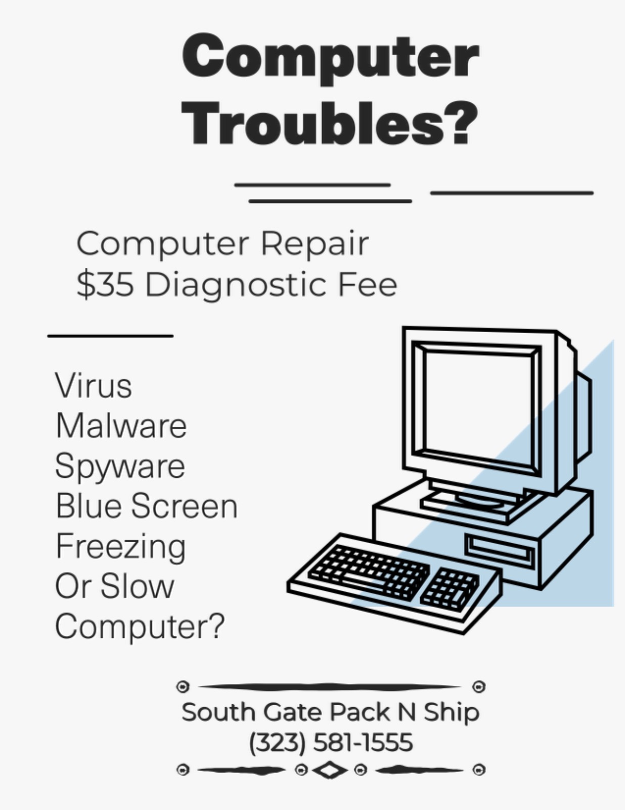 Computer Troubles