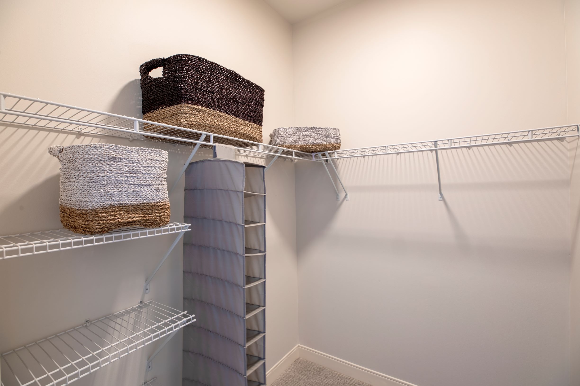 Plenty of storage within your walk-in closet